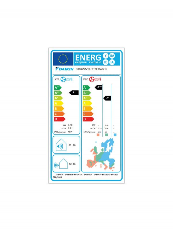 DAIKIN klimatska naprava STYLISH RXA25A9/FTXA25AW - 2,5 kW, bela - Image 4