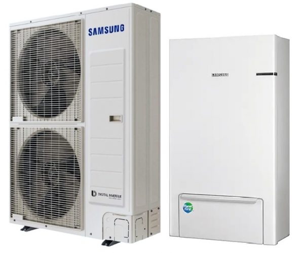 Samsung Toplotne črpalke EHS Split (A2W) AE120RXEDEG/EU+AE120RNYDEG/EU-12 kW