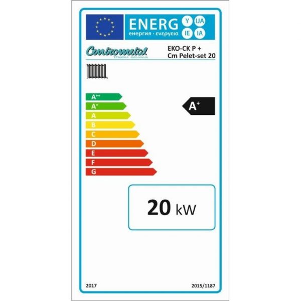 CENTROMETAL Kotel EKO CK P + Cm Pelet set-20kW - Image 2